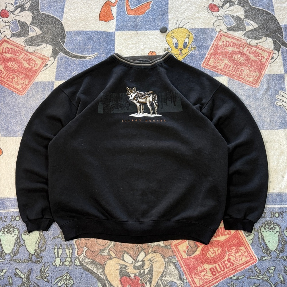 Vintage silent hunter deer crewneck sweatshirt